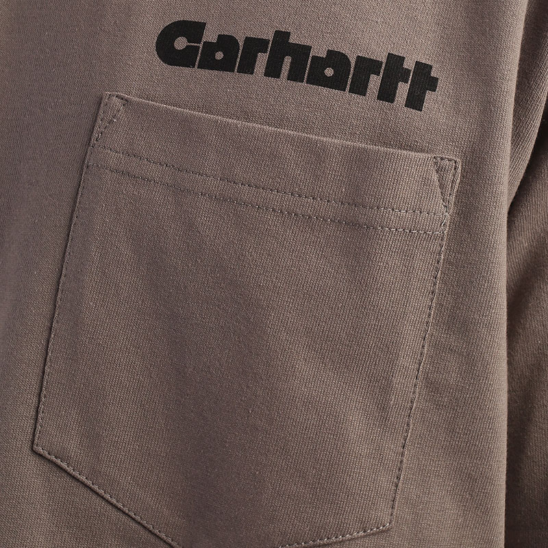 мужская коричневая футболка Carhartt WIP S/S Innovation Pocket T-Shirt I031770-teide - цена, описание, фото 2